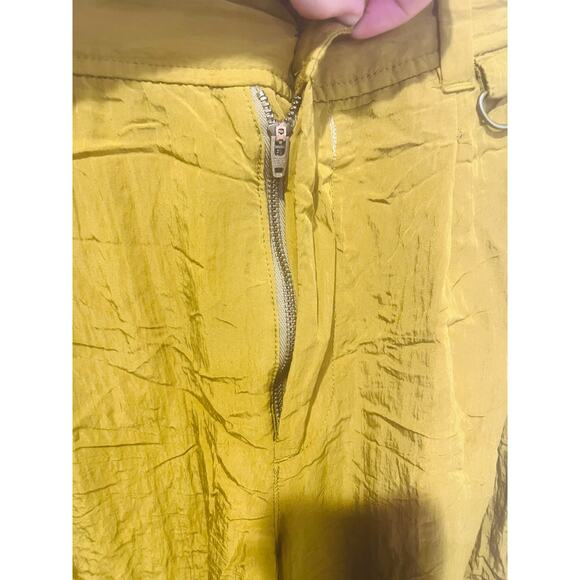 MADEWELL Women's Green Loose Fitting Drapey Wide-Leg Cargo Pants Size 4 - Picture 9 of 11